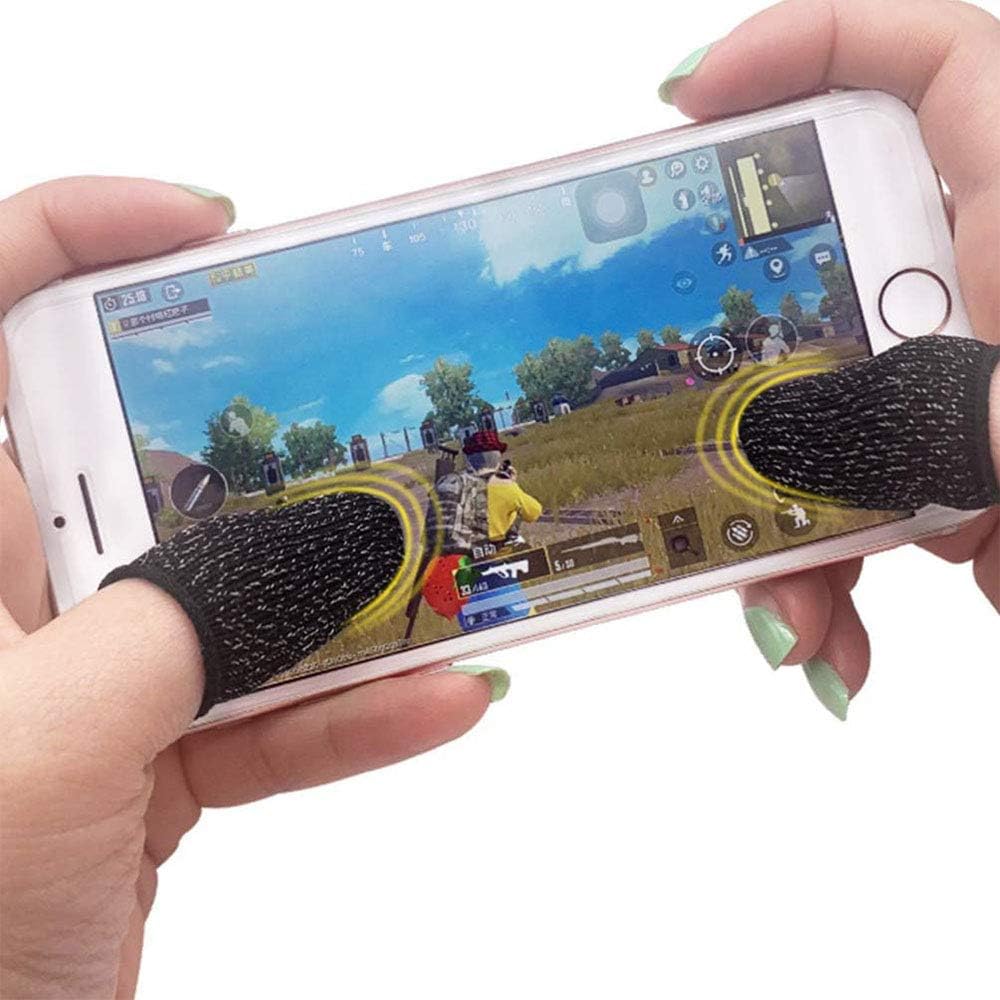Gaming Finger Thumb Sleeve Glov Ideal For PUBG and Free Fire Sweat Proof Non-Scratch Sensitive for Touch Screen Gaming.