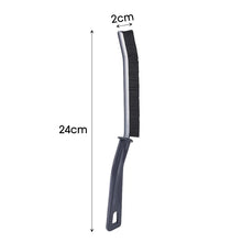 Load image into Gallery viewer, Set of 2 Floor Grout Black Cleaner Brushes Household Tile Joints Scrubber Stiff Bristles Small Tile Grout Cleaning Brush Window Groove Gap Clean