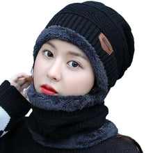 Load image into Gallery viewer, Men &amp; Women Winter Head Cap, Hand Gloves and High Neck (3 in 1 Pack)