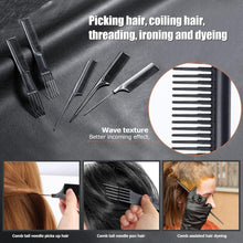 Load image into Gallery viewer, Pack of 10-Professional Hairdressing Combs For Women &amp; Men Stylist Anti-static Hairdressing Combs Multifunctional Barber Set