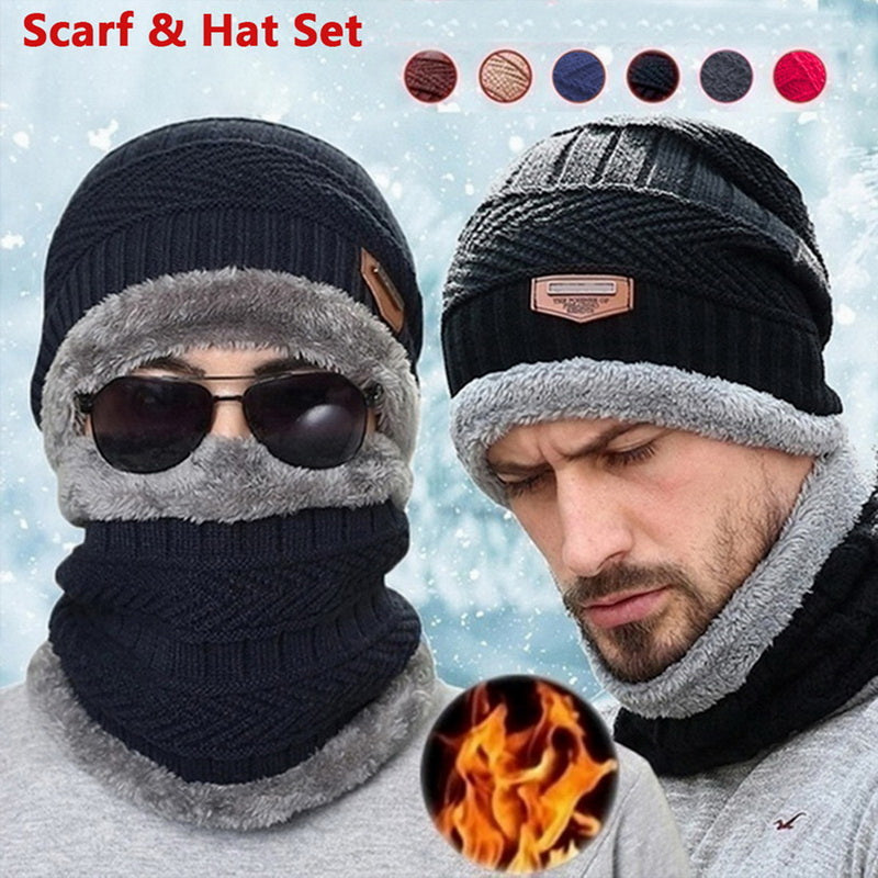 Men & Women Winter Head Cap, Hand Gloves and High Neck (3 in 1 Pack)
