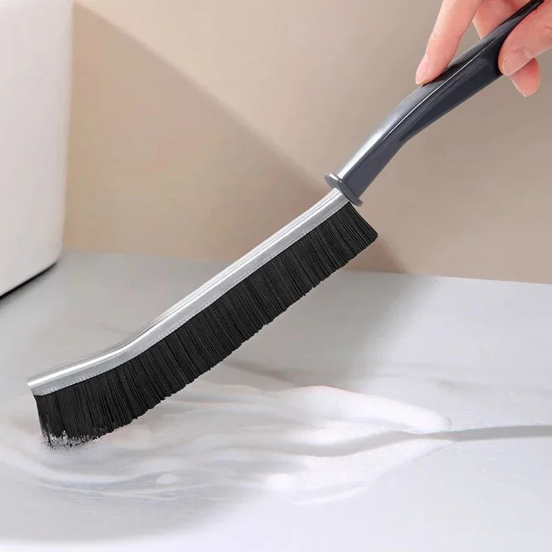 Set of 2 Floor Grout Black Cleaner Brushes Household Tile Joints Scrubber Stiff Bristles Small Tile Grout Cleaning Brush Window Groove Gap Clean