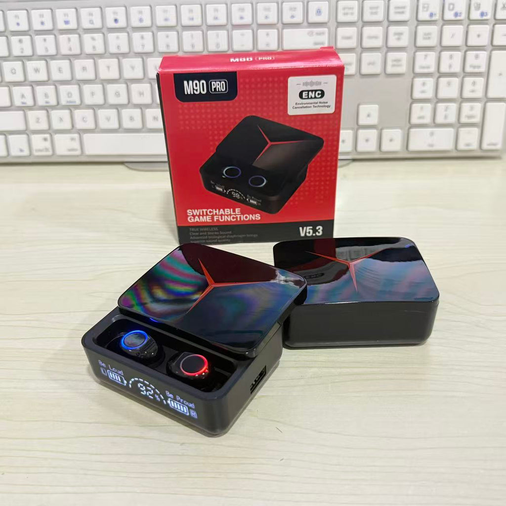 M10 TWS Bluetooth 5.3 Headphones 3500mAh M10 Black Pro Bluetooth, 5.1 Model Charging Box Wireless Earphones With Mic 9D Stereo Sports Waterproof Earbuds Headset