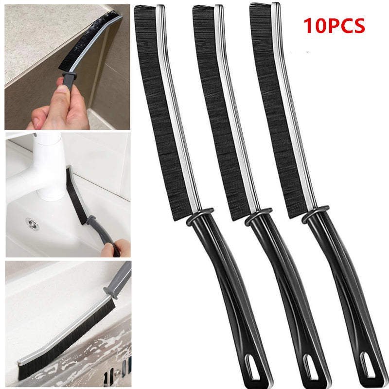 Set of 2 Floor Grout Black Cleaner Brushes Household Tile Joints Scrubber Stiff Bristles Small Tile Grout Cleaning Brush Window Groove Gap Clean