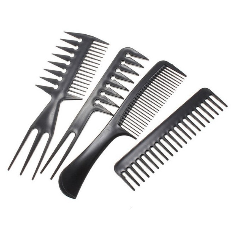 Pack of 10-Professional Hairdressing Combs For Women & Men Stylist Anti-static Hairdressing Combs Multifunctional Barber Set