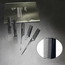 Load image into Gallery viewer, Pack of 10-Professional Hairdressing Combs For Women &amp; Men Stylist Anti-static Hairdressing Combs Multifunctional Barber Set