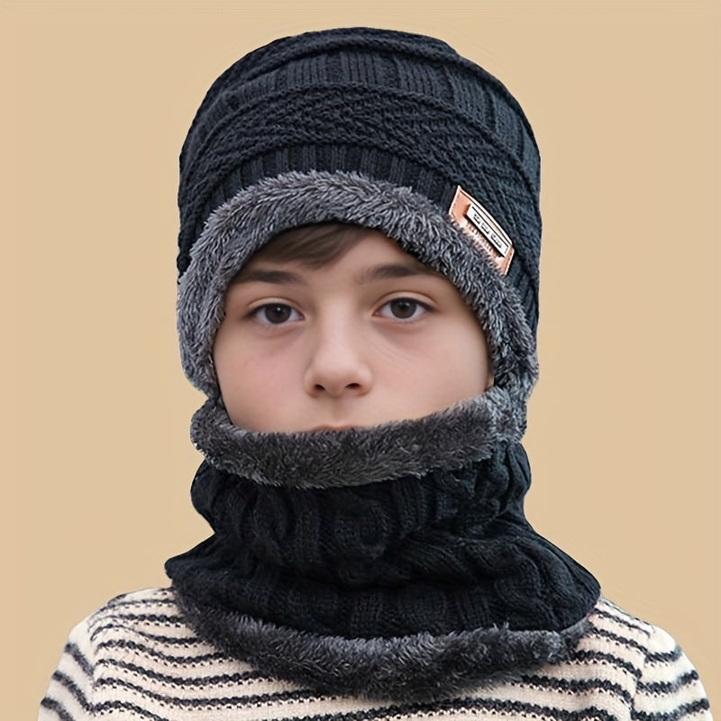 Men & Women Winter Head Cap, Hand Gloves and High Neck (3 in 1 Pack)