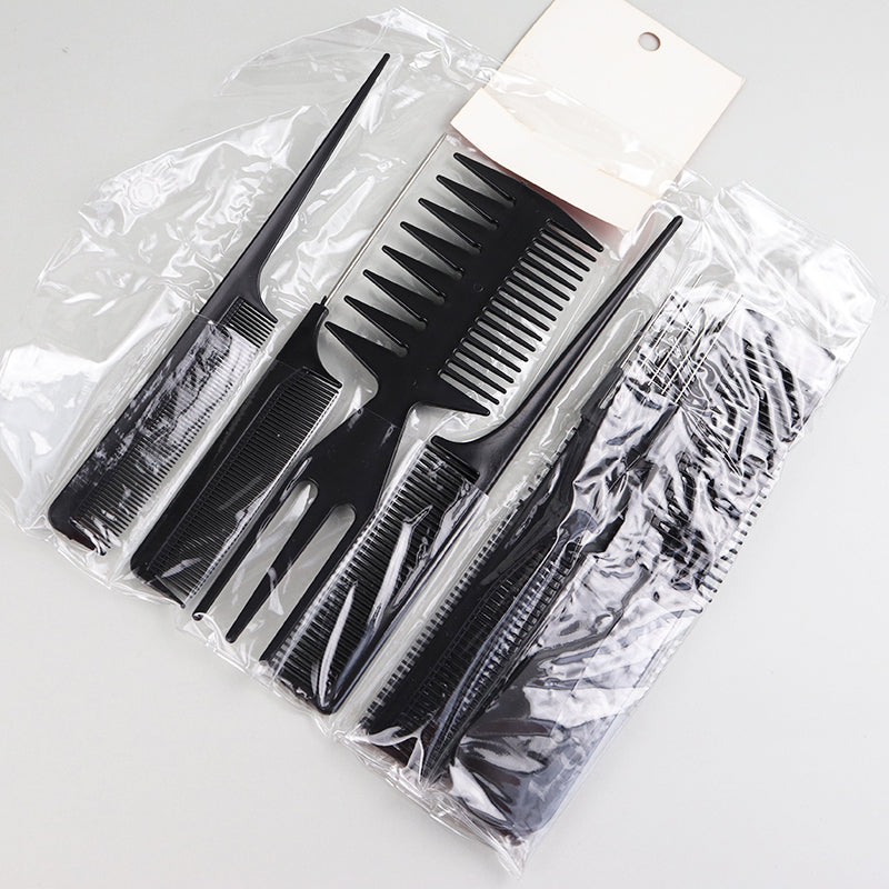 Pack of 10-Professional Hairdressing Combs For Women & Men Stylist Anti-static Hairdressing Combs Multifunctional Barber Set