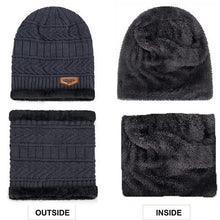 Load image into Gallery viewer, Men &amp; Women Winter Head Cap, Hand Gloves and High Neck (3 in 1 Pack)
