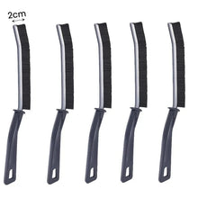 Load image into Gallery viewer, Set of 2 Floor Grout Black Cleaner Brushes Household Tile Joints Scrubber Stiff Bristles Small Tile Grout Cleaning Brush Window Groove Gap Clean