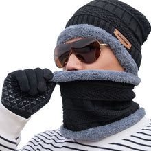Load image into Gallery viewer, Men &amp; Women Winter Head Cap, Hand Gloves and High Neck (3 in 1 Pack)