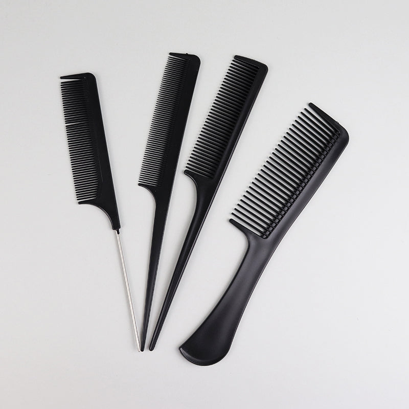 Pack of 10-Professional Hairdressing Combs For Women & Men Stylist Anti-static Hairdressing Combs Multifunctional Barber Set