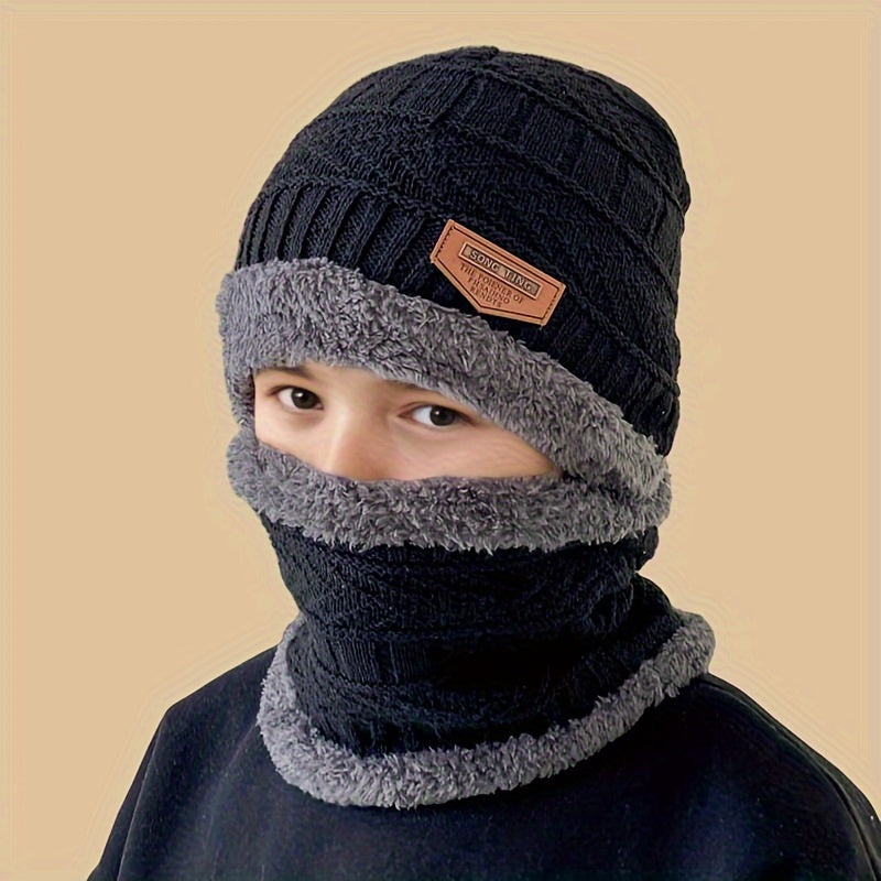 Men & Women Winter Head Cap, Hand Gloves and High Neck (3 in 1 Pack)