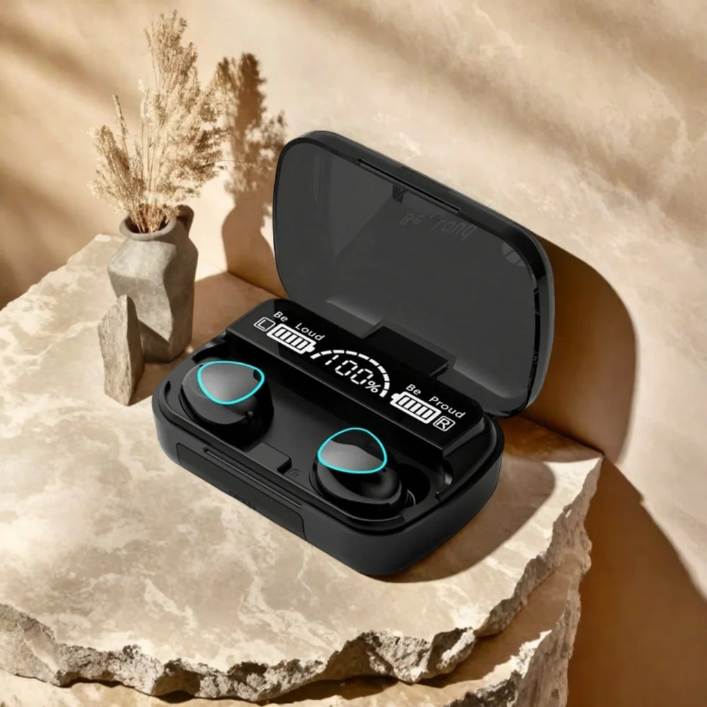 M10 TWS Bluetooth 5.3 Headphones 3500mAh M10 Black Pro Bluetooth, 5.1 Model Charging Box Wireless Earphones With Mic 9D Stereo Sports Waterproof Earbuds Headset
