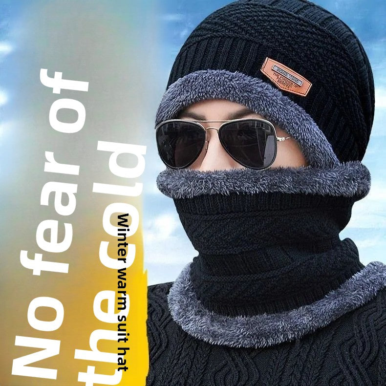 Men & Women Winter Head Cap, Hand Gloves and High Neck (3 in 1 Pack)