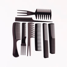 Load image into Gallery viewer, Pack of 10-Professional Hairdressing Combs For Women &amp; Men Stylist Anti-static Hairdressing Combs Multifunctional Barber Set