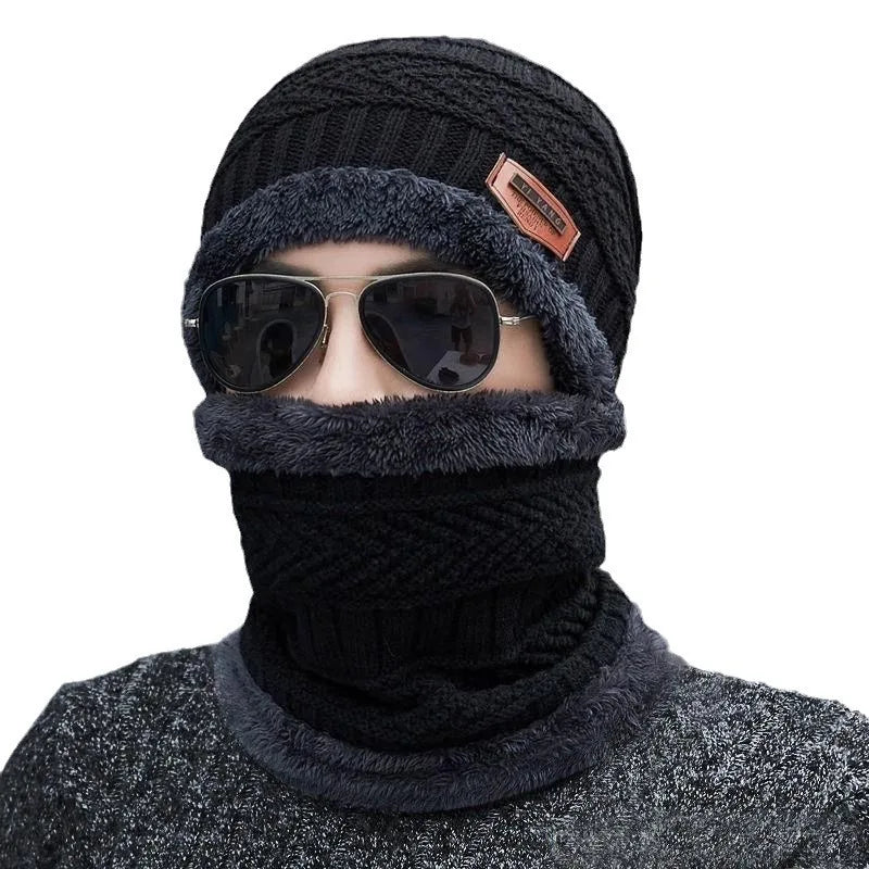 Men & Women Winter Head Cap, Hand Gloves and High Neck (3 in 1 Pack)