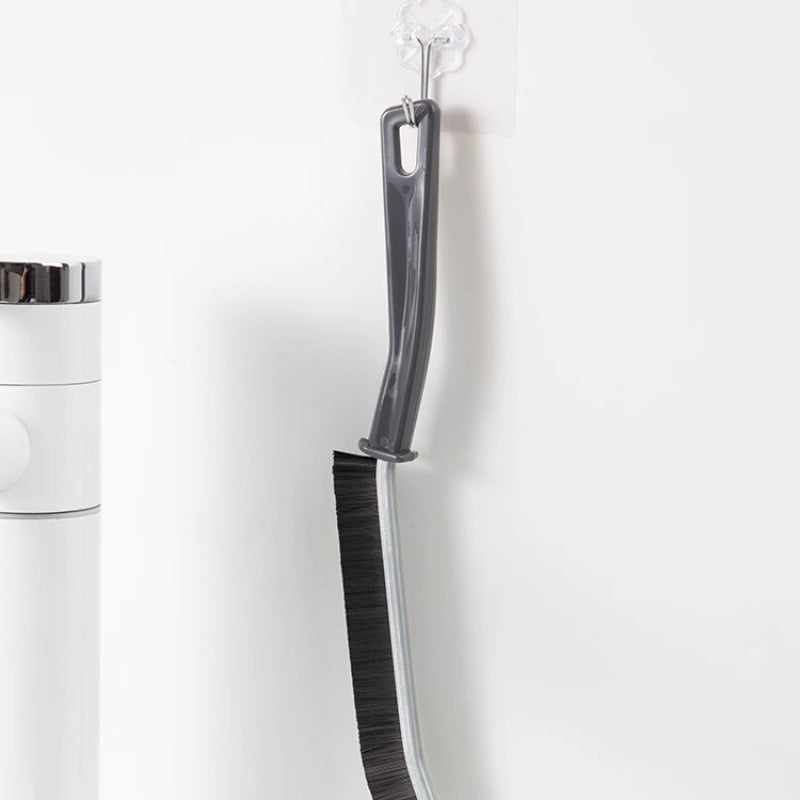 Set of 2 Floor Grout Black Cleaner Brushes Household Tile Joints Scrubber Stiff Bristles Small Tile Grout Cleaning Brush Window Groove Gap Clean