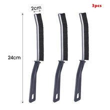 Load image into Gallery viewer, Set of 2 Floor Grout Black Cleaner Brushes Household Tile Joints Scrubber Stiff Bristles Small Tile Grout Cleaning Brush Window Groove Gap Clean