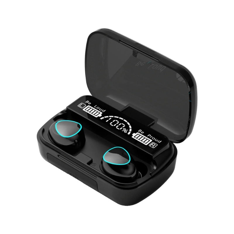 M10 TWS Bluetooth 5.3 Headphones 3500mAh M10 Black Pro Bluetooth, 5.1 Model Charging Box Wireless Earphones With Mic 9D Stereo Sports Waterproof Earbuds Headset