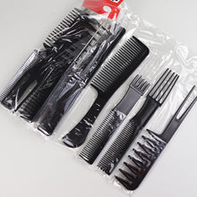 Load image into Gallery viewer, Pack of 10-Professional Hairdressing Combs For Women &amp; Men Stylist Anti-static Hairdressing Combs Multifunctional Barber Set