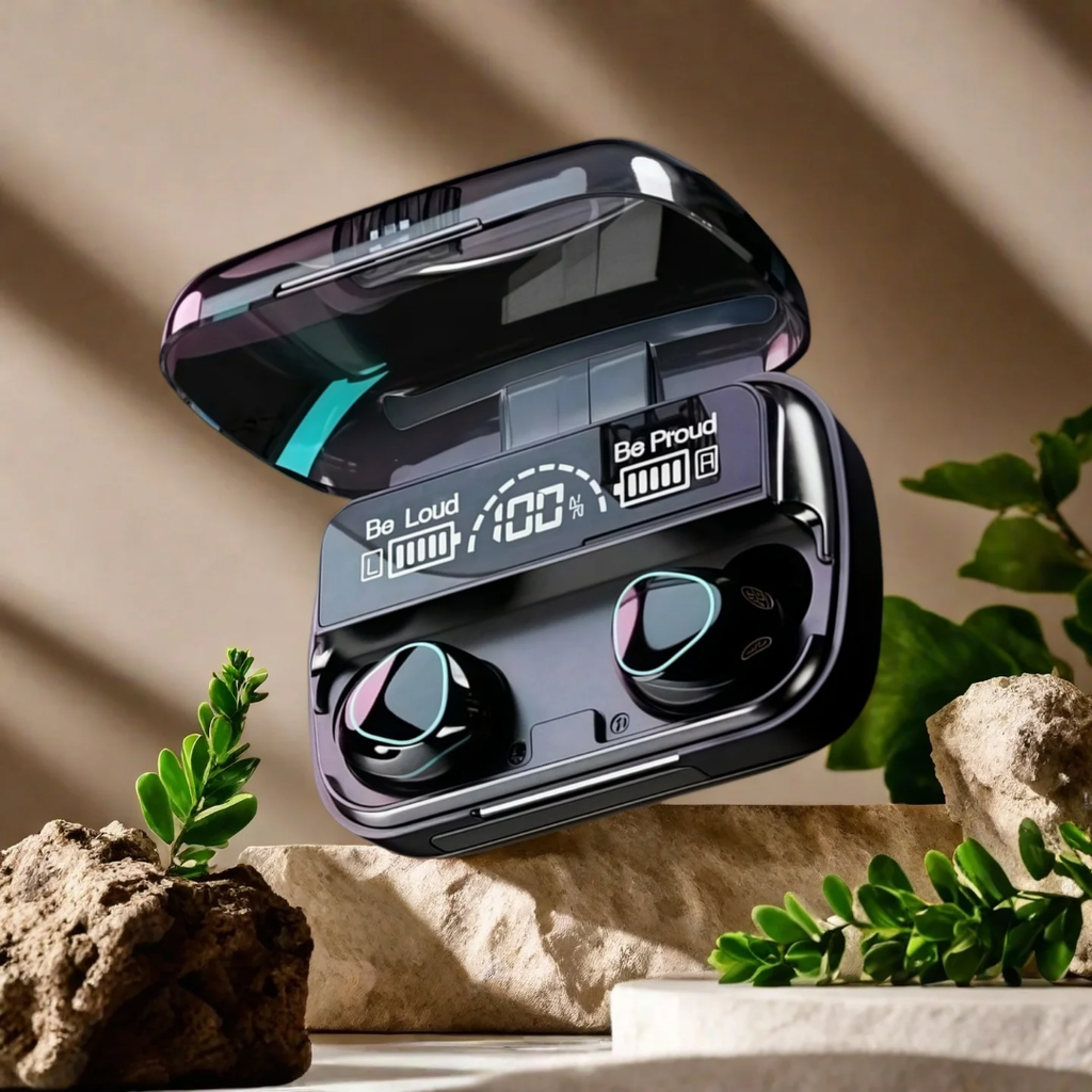 M10 TWS Bluetooth 5.3 Headphones 3500mAh M10 Black Pro Bluetooth, 5.1 Model Charging Box Wireless Earphones With Mic 9D Stereo Sports Waterproof Earbuds Headset