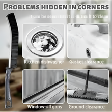 Load image into Gallery viewer, Set of 2 Floor Grout Black Cleaner Brushes Household Tile Joints Scrubber Stiff Bristles Small Tile Grout Cleaning Brush Window Groove Gap Clean