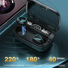Load image into Gallery viewer, M10 TWS Bluetooth 5.3 Headphones 3500mAh M10 Black Pro Bluetooth, 5.1 Model Charging Box Wireless Earphones With Mic 9D Stereo Sports Waterproof Earbuds Headset