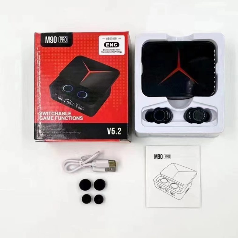 M10 TWS Bluetooth 5.3 Headphones 3500mAh M10 Black Pro Bluetooth, 5.1 Model Charging Box Wireless Earphones With Mic 9D Stereo Sports Waterproof Earbuds Headset