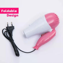 Load image into Gallery viewer, Professional Electric foldable hair dryer machine for girls/men/women comes with 2 speeds fashion hair style machine portable 1000 watt hair dryer