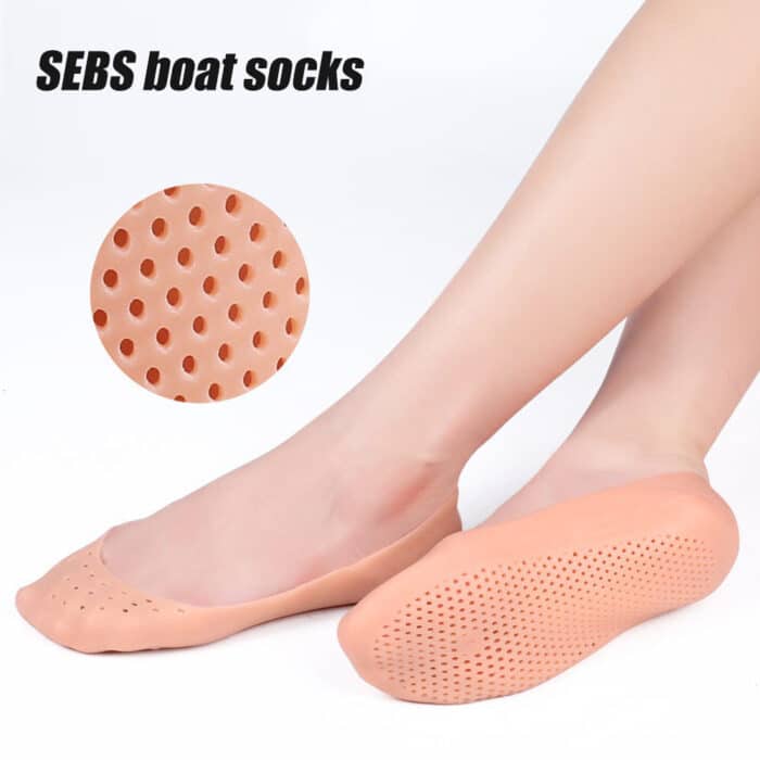 Moisturizing Anti-Crack 100% Soft Silicone Socks for heal cracks, lightweight, flexible and pain relief at Affordable price.