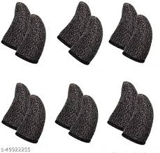 Gaming Finger Thumb Sleeve Glov Ideal For PUBG and Free Fire Sweat Proof Non-Scratch Sensitive for Touch Screen Gaming.