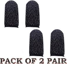 Gaming Finger Thumb Sleeve Glov Ideal For PUBG and Free Fire Sweat Proof Non-Scratch Sensitive for Touch Screen Gaming.