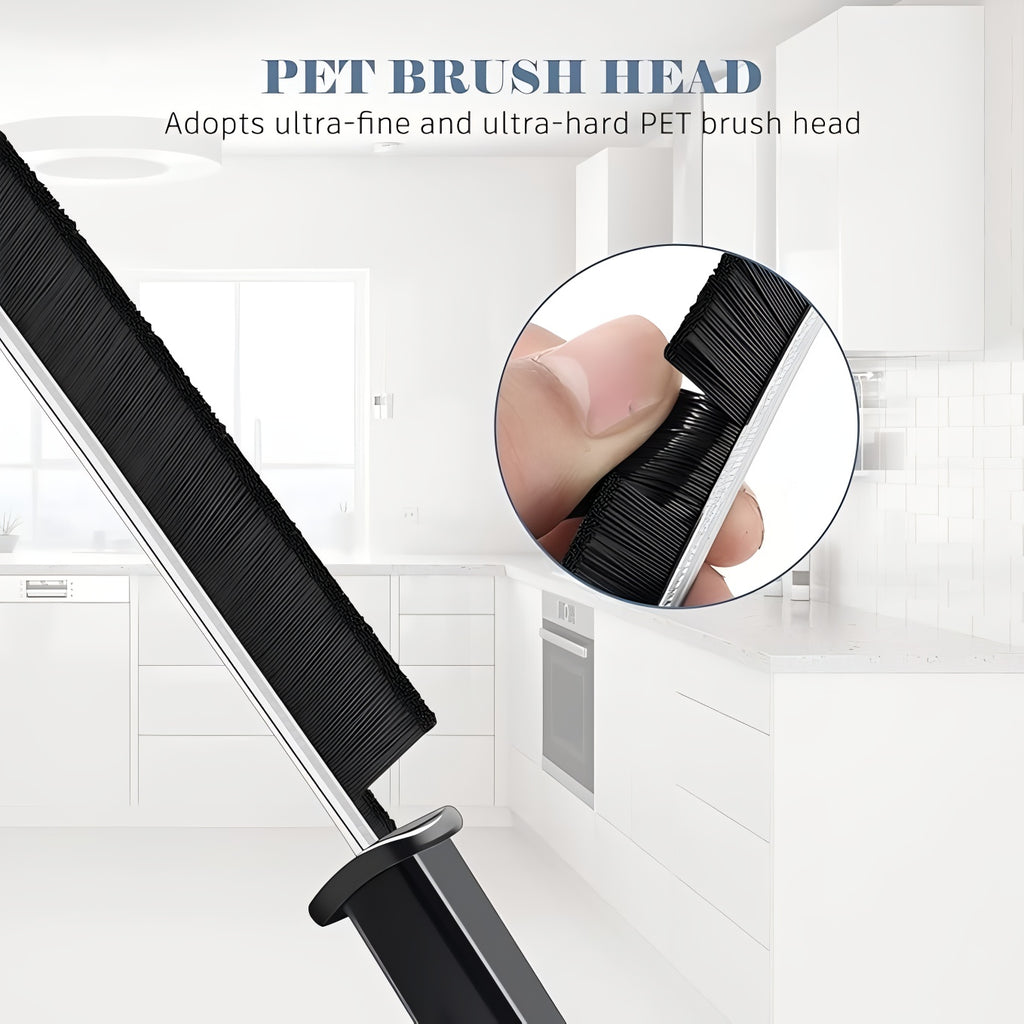 Set of 2 Floor Grout Black Cleaner Brushes Household Tile Joints Scrubber Stiff Bristles Small Tile Grout Cleaning Brush Window Groove Gap Clean