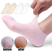 Load image into Gallery viewer, Moisturizing Anti-Crack 100% Soft Silicone Socks for heal cracks, lightweight, flexible and pain relief at Affordable price.