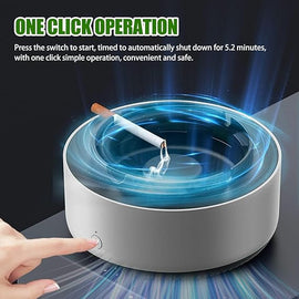 Air Purifier Quiet Ashtray, Ashtray Multifunction Electronic Smokeless Car Ashtray (Random Colors) (box Packing)